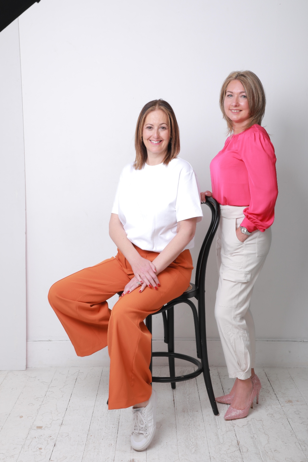 Emma King and Julie, co-hosts of The Engine Room